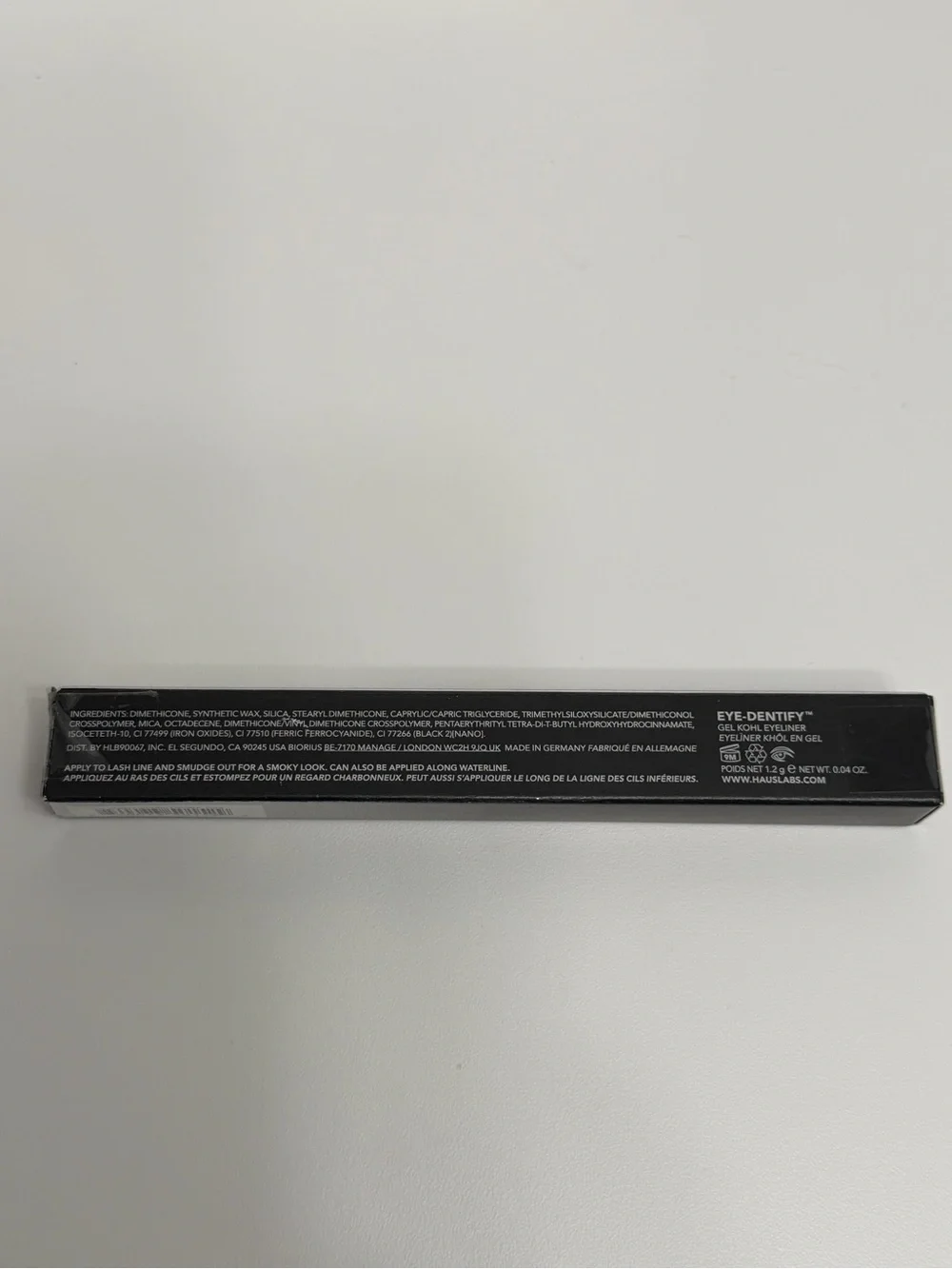 Haus Laboratories Eye Dentify Gel Kohl Eyeliner Pencil In Punk Black Lady Gaga